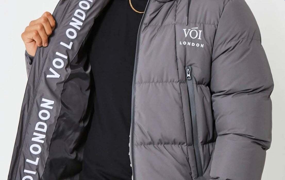 Uxbridge Puffer Jacket - Dark Grey