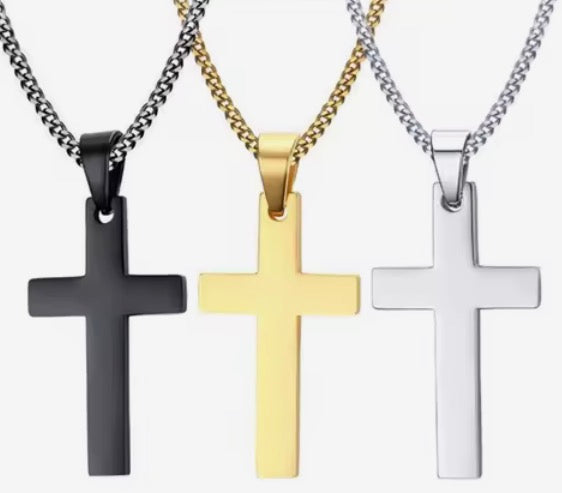 Fashion stainless steel cross ￼